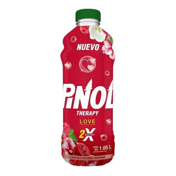 Limpiador Antibacterial Pinol Therapy Love 1.65 lt