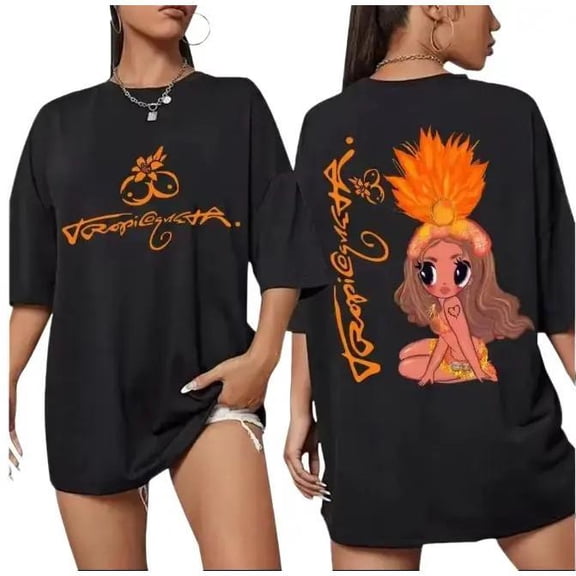 K- Karol Tropicoqueta 2026 Shirt, Tropitour Latina Music Dancer La Bichota Short Sleeve tee Music Shirt