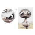 thumbnail image 3 of Cartoon Big Eyes Ostrich Garden Flag 12x18 inch Double Sided Outside Yard Decorations for Home Outdoor, 3 of 6