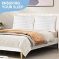 thumbnail image 2 of Pillows Queen Size 2 Pack Shredded Memory Foam Bed Pillows for Sleeping, Cooling Pillow for Back and Side Sleeper with Washable R, 2 of 9