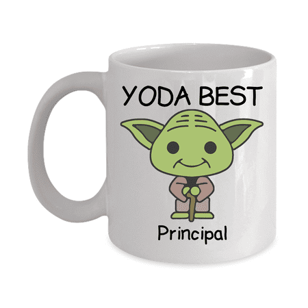 

Yoda Best Principal Profession mug - Novelty Gift Mugs for Birthday Present Anniversary Valentines Special Occasion Christmas - 11oz Funny Coffee Mug