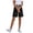 Black, variant on Fnooota Women's Denim Shorts, Elastic Waist Drawstring Knee Length Stretch Summer Jean Shorts with Pockets Blue Size S-3XL