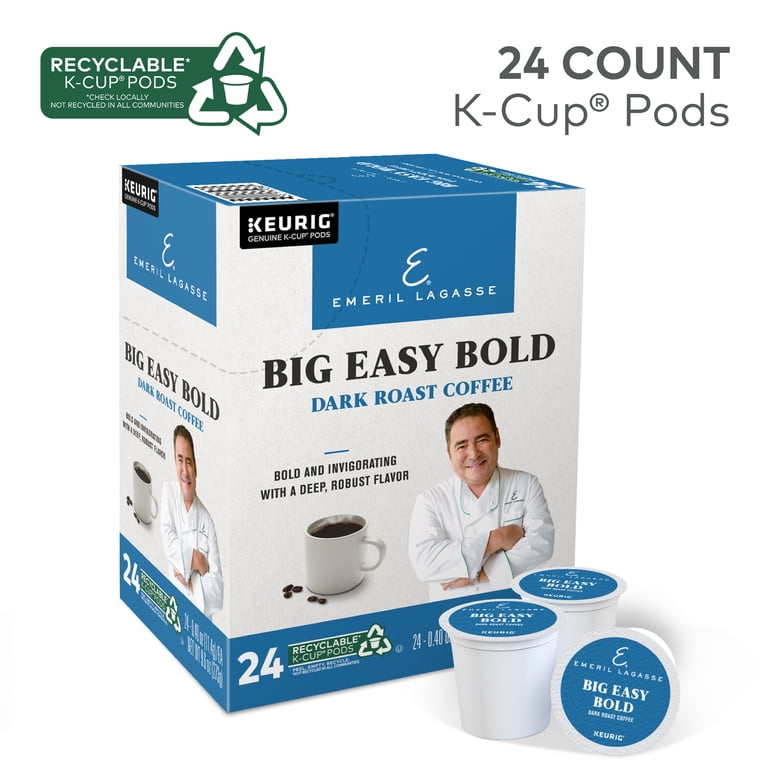 Emeril's, Coffee Pods, Big Easy Bold, 24 Count Dark Roast