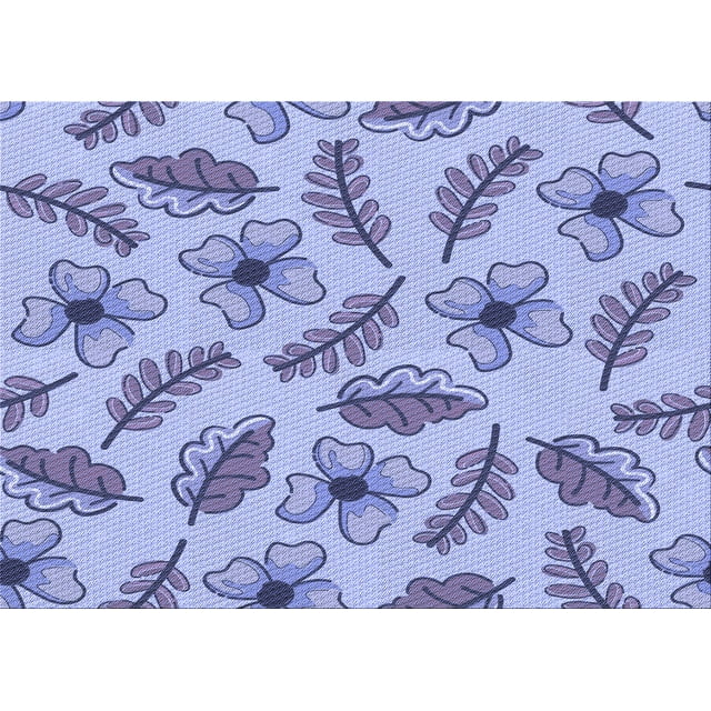 Ahgly Tapis Rectangulaire Lavable en Machine Intérieur Transitionnel Bleu Ardoise, 5 Pieds x 8 Pieds