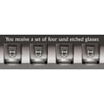 thumbnail image 2 of McKeown Irish Coat of Arms Tumbler Glasses - Set of 4 (Sand Etched), 2 of 2