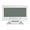 Silver, variant on YAHHU LCD Digital Sound Sensor Table Desk Alarm Clock with Calendar and Temp Display, Black, 5.71 x 4.41 inches
