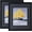 Black, variant on Double Floating Mat Picture Frame Set of 2, 11x14 Inches Black with 8x10 Opening, High Definition Glass, Wall Mounting Photo Frames