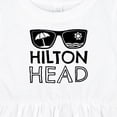thumbnail image 4 of Inktastic Hilton Head Sunglasses with Umbrella and Sun Girls Baby Dress, 4 of 5