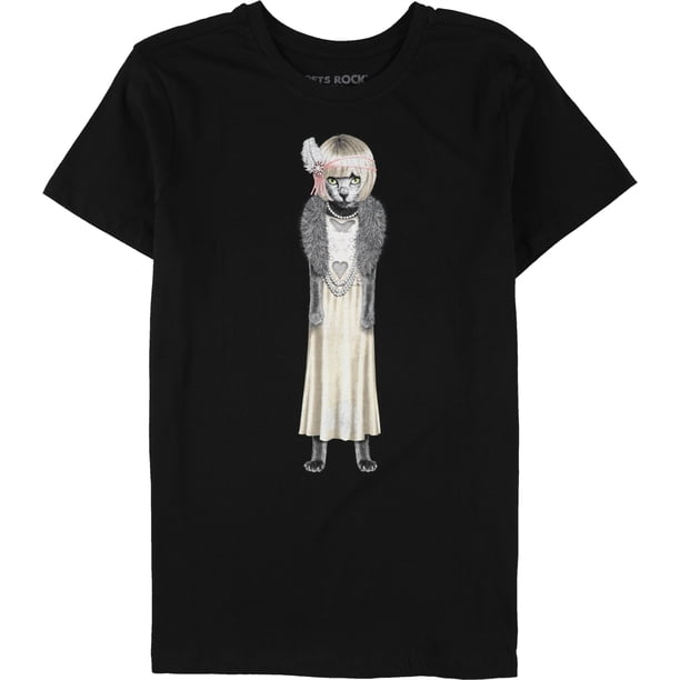 Camiseta gráfica Daisy Cat de Elevenparis para hombre negra S