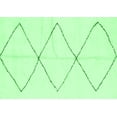 thumbnail image 1 of Ahgly Company Indoor Rectangle Solid Emerald Green Modern Area Rugs, 7' x 10', 1 of 4