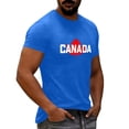 thumbnail image 6 of Purcolt Men's Canada Day Shirt Short Sleeve T-Shirts Maple Leaf Graphic Tees Shirts Summer Patriotic Tshirts Tops, 6 of 7