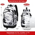thumbnail image 3 of Mochila Rickyh Style, bolsa de viaje escolar ligera unisex, 3 of 7