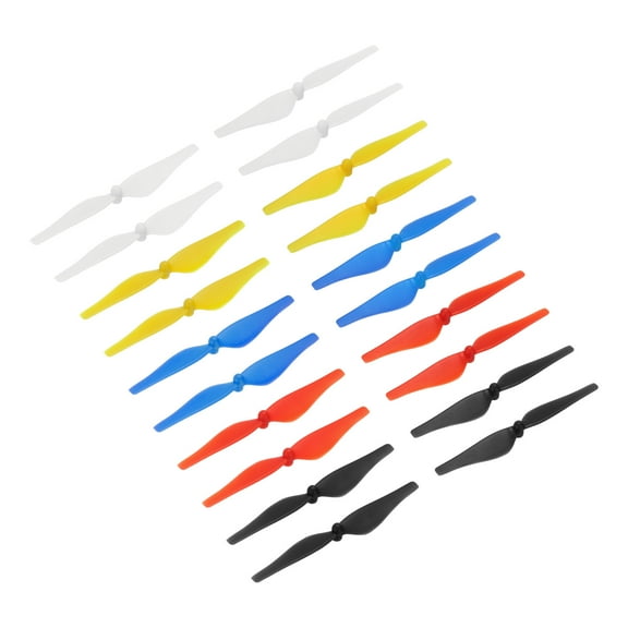 Uxcell 5 Set RC Propellers Blade Prop 2 Vane 7.6cm Dia Plastic Low-Noise Propeller(Red/White/Blue/Black/Yellow)
