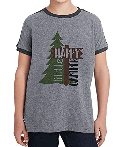 7 ate 9 Apparel Kids Happy Camper Outdoors T-Shirt