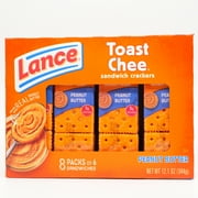 Lance Toast Chee Peanut Butter Crackers, 1.5 Oz., 8 Count