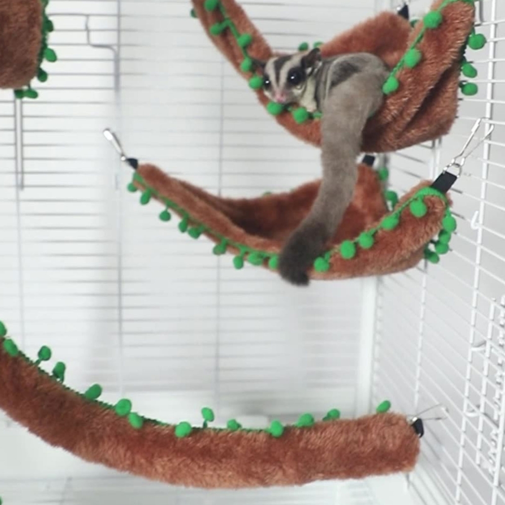 JZROCKER Hamster Swing Hanging Soft Swing Toy for Small Pet Large Size Hammock