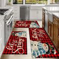 thumbnail image 6 of Floral Kitchen Rugs Sets of 3, Non Slip Kitchen Rugs and Mats Washable Farmhouse Kitchen Rugs Floral Kitchen Floor Mat Carpet Runner Rugs for Hallway Laundry Room, 6 of 12