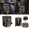 thumbnail image 4 of Renewold Deer Camo Hunting Forest 15 PCS Car Seat Covers Set for Men Women, Seat Protector Steering Wheel Cover Seat Belt Pads Trash Bin Sunglass Pocket Rear View Mirror Protector Coasters Key Chain, 4 of 7
