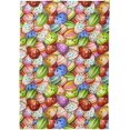 thumbnail image 2 of Coolnut Colorful Easter Eggs Rectangle Tablecloth 60" x 90", Waterproof Oil and Spill Proof Square Table Cloth for Dinning Table, Buffet Table, Holiday Parties, Wedding & More House Decor, 2 of 7