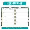 thumbnail image 6 of 2025 Appointment Book & Planner - A5 Daily Hourly Planner from January 2025, December 2025, Weekly Appointment Book with 30-Minute Interval, 6 of 7
