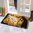 thumbnail image 5 of Horror Pumpkin Ghost Welcome Doormat,Durable Absorbent Happy Halloween Indoor Outdoor 17x30 Inch Floor Mat for Bedroom Living Room, 5 of 6