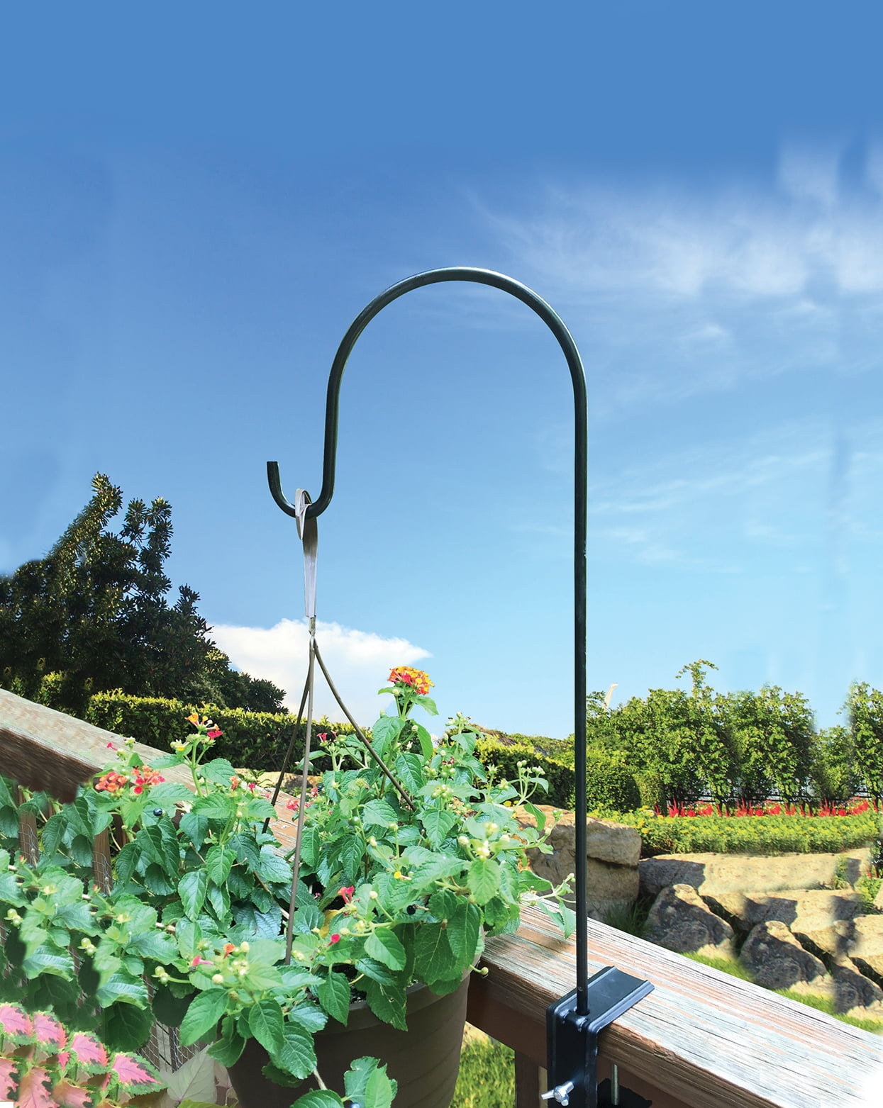 outdoor shepherds hook on Panacea 30 Adjustable Deck Garden Shepherd Hook Walmart Com Walmart Com