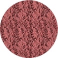 thumbnail image 1 of Ahgly Company Indoor Square Patterned Cranberry Red Area Rugs, 3' Square, 1 of 1