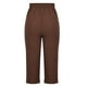 thumbnail image 4 of Capris Para Mujer Casual Bolsillo Algodón Y Lino Capris Moda Color Sólido Cómodo Odeerbi  ODB146239, 4 of 8