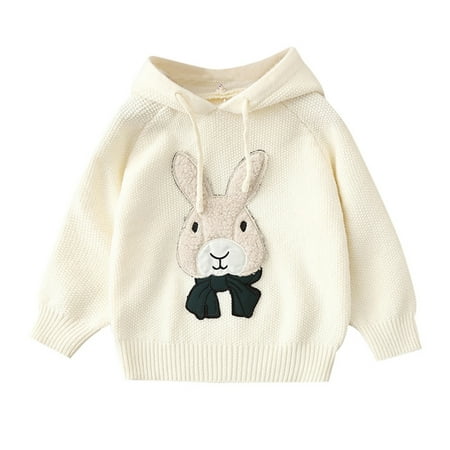 

Girl s Hoodies Long Sleeve Pullover Kids Cute Rabbit Pattern Sweater Long Sleeve Pull Brushed Sweater Clothes for 18 Month Old Girl Baby Girls Jacket 12 Months Toddler Hoodie Fuzzy Zip up Hoodie 5t