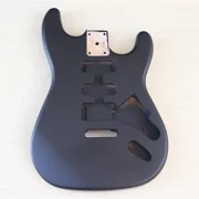Electric Guitar Body Poplar Wood Electric Guitar Barrel For DIY Electric Guitar(dark gray)