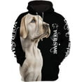 thumbnail image 2 of Lotusprinthandmade Labrador Retriever Personalized Name Dogs Dog Lovers Hoodie 3D (Lightweight) S-5XL Multicolor, 2 of 5