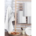 thumbnail image 2 of Grey Vertical Striped Kitchen Dish Towels for Drying Dishes Set of 4, White Modern Simple Geometric Waffle Weave Microfiber Hand Tea Bathroom Towels Quick Dry & Absorbent Towel 15.7x23.6, 2 of 7