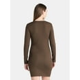 thumbnail image 3 of No Boundaries Mini Dress with Long Sleeves, Women’s, 3 of 5