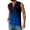 Blue*, variant on Men's Tank Tops Casual Solid Color Sleeveless Crew Neck Button Everyday Wear with Pockets Relaxed Fit Summer Holiday Chic Vest