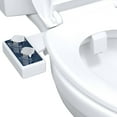thumbnail image 1 of Attachement de Bidet pour Toilette, Siège de Toilette Bidet, Buse Auto-Nettoyante et Rétractable, Contrôle de Pression, Attache Non Électrique pour Lavage Arrière et Désinfection, Eau Froide (Bleu), 1 of 6