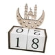 thumbnail image 2 of Calendario de Adviento de Ramadán, decoración de Eid, adorno decorativo de madera para Ramadán, letrero de madera Estilo B, 2 of 9