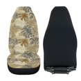 thumbnail image 6 of FUIALDOLG Tropical Leaf Vehicle Seat Covers, Pack of 2 Breathable Polyester Front Seat Cover for Sedan and SUV Auto Interior, 6 of 11