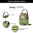 thumbnail image 4 of FORMRS Crossbody Bag for Women Quilted Travel Shoulder Cell Phone Purse with Chain Strap Handbag, Red Martini, 4 of 7