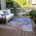 thumbnail image 6 of Addison Rugs Chantille Indoor/Outdoor Transitional Watercolors Navy Washable Rectangle Rug, 5' x 7'6", 6 of 6