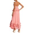 thumbnail image 2 of Rococo Sand Womens Chiffon Metallic Maxi Dress, 2 of 2