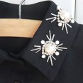 thumbnail image 6 of Odeerbi Chiffon Fake Collar for Women False Collar Solid Color Detachable Collar Blouse Half Shirts Faux False Collar Black, 6 of 6