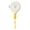 Yellow, variant on Plush Racket Doll Soft Toy Stuffed Figure with Shuttlecock Embroidery for Indoor Decorative Display and Collectible Use