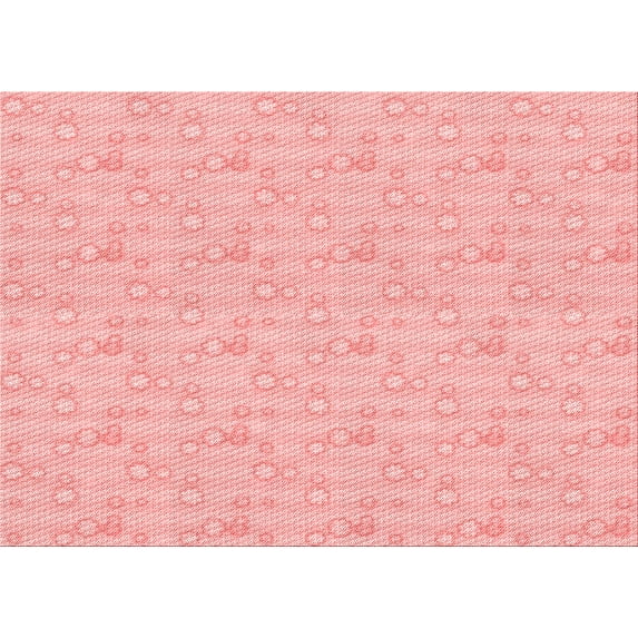 Ahgly Company Indoor Rectangle Patterned Bean Red Area Rugs, 2' x 3'
