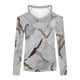 thumbnail image 4 of Las tapas del hombro para las mujeres Sexy Impresión digital 3D Camiseta de manga larga Primavera Cuello en V fino Jersey Túnicas Fridja czfsfas3738, 4 of 5