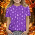 thumbnail image 2 of HAJWOH Halloween Shirts for Toddler Kids Girls 3/4 Sleeve Funny Graphic T-Shirt Casual Crewneck Tunic Tops Halloween Clothing, 2 of 7