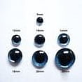 thumbnail image 3 of MAGIMODAC 12 Pcs 6 Color Plastic Safety Eyes 9mm 12mm 14mm 16mm 18mm 20mm 25mm Premium Round Eyes with Glitter Circle and Washers for Stuffed Doll Teddy Bear Puppet Toy Plush Animal DIY Craft Making, 3 of 6