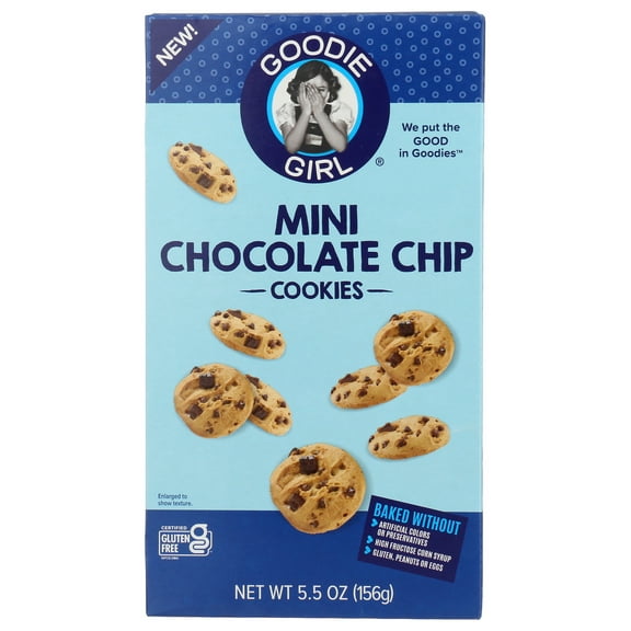 (Pack of 6) Goodie Girl Mini Chocolate Chip Cookies 5.5 Oz