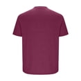 thumbnail image 5 of Guluxicc Cotton T Shirts for Men Lightweight Short Sleeve Crew Neck Solid Color Tops Relaxed Fit Summer Casual Tops, 5 of 6