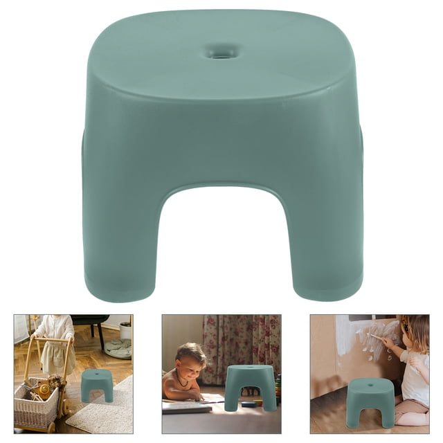 OULII 1Pack Potty Stool Green PVC for Toddlers Bathroom Use