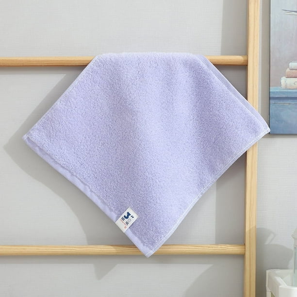 Zhuge Toallas de 2 piezas de 13,39 x 13,39 pulgadas. Nueva toalla con suave y fuerte absorción de agua, ligera y de secado rápido para su baño y tocador (morado).